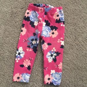 Pink Floral Leggings
